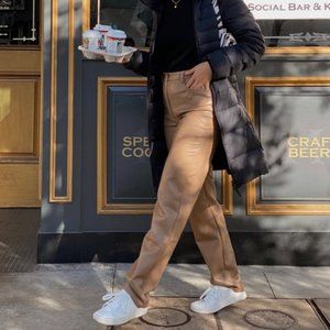 Aritzia Wilfred Melina Pant in Constant Camel - Size: S